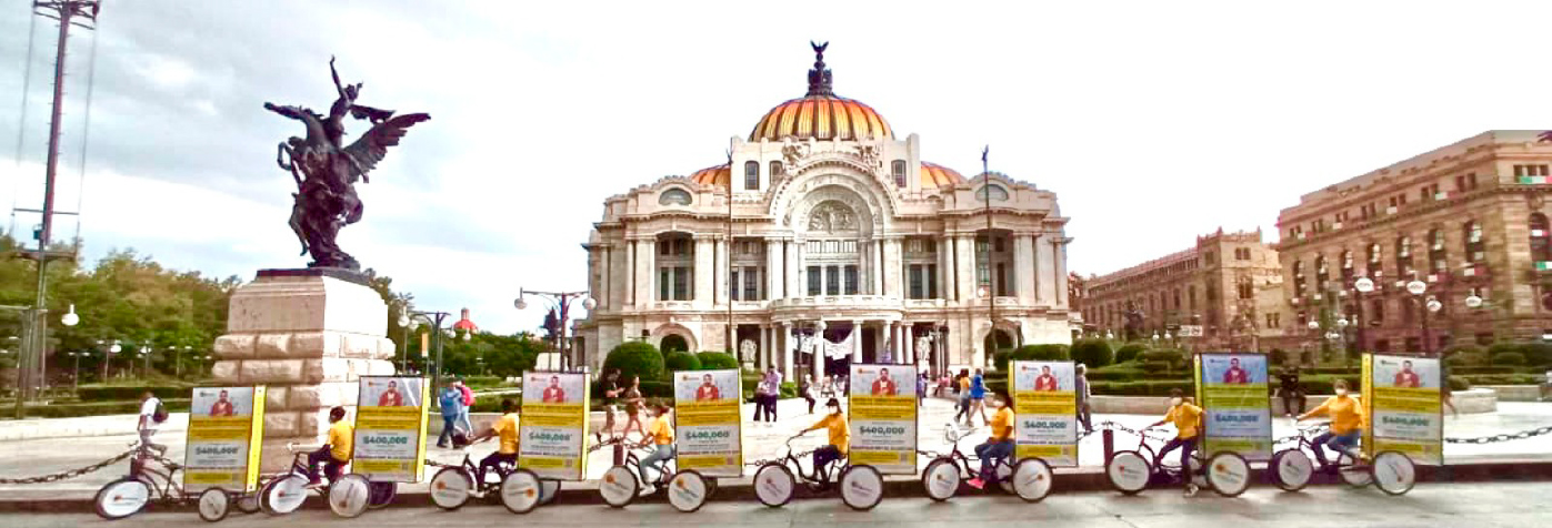 Bicivallas — Publicidad ecológica urbana