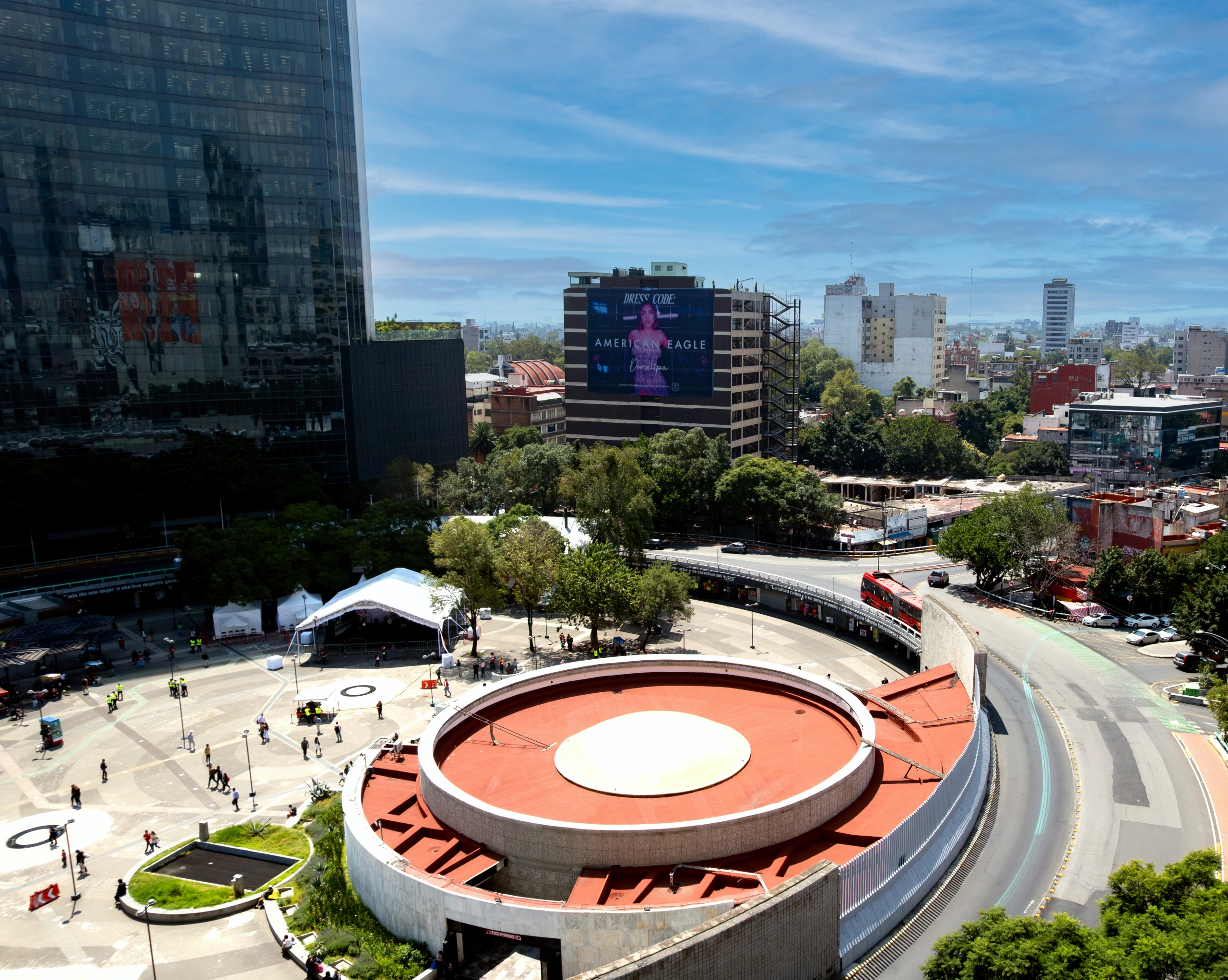 Muro publicitario gran formato